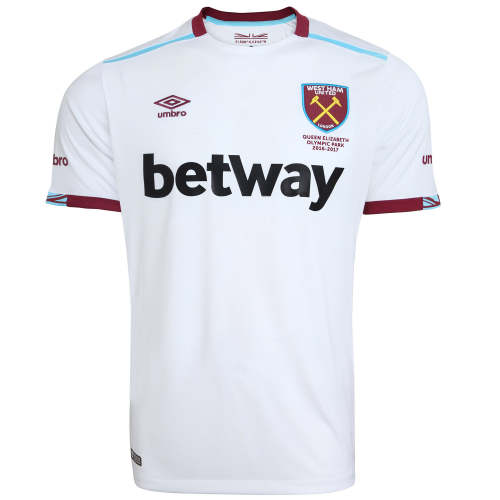 West Ham United 2016/17 Away Soccer Jersey